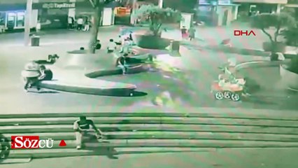 Taksim'de telefon çalıp, mağduru yanlış yöne gönderdi