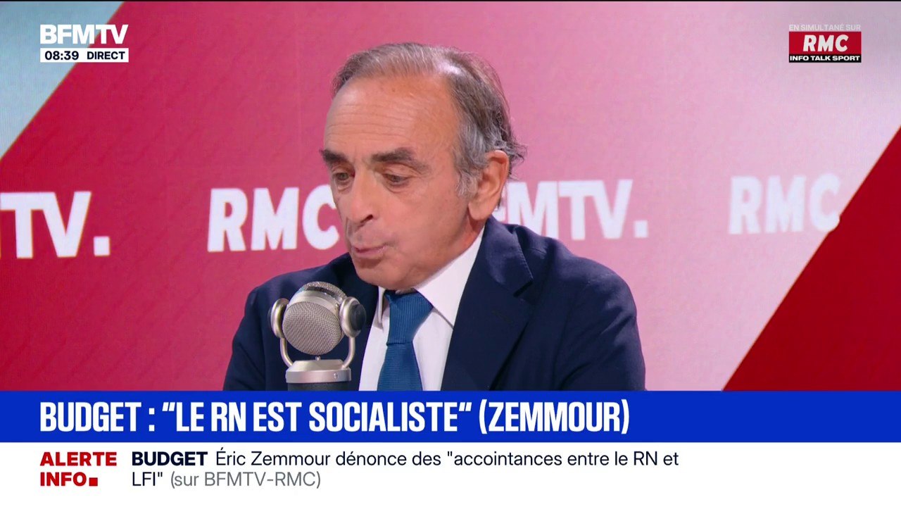 Présidentielle 2027: "Si les électeurs de droite veulent une union des droites, il faut qu'ils votent pour Reconquête", assure Éric Zemmour