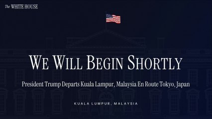 USA - President Trump Departs Kuala Lampur, Malaysia En Route Tokyo, Japan (27.10.25)