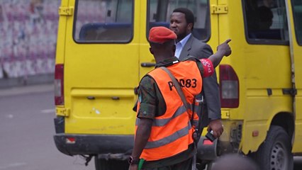 Soldiers deployed in Kinshasa to control traffic