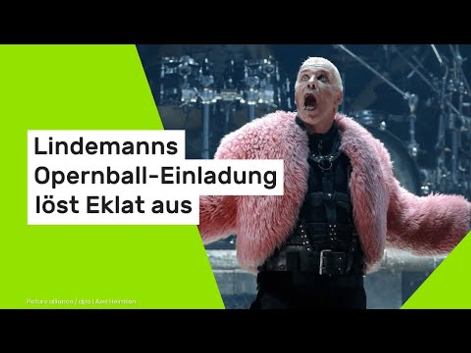 Lindemanns Opernball Einladung löst Eklat aus