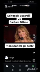 ballando con le stelle selvaggia Lucarelli vs Barbara D'Urso e Andrea de logu