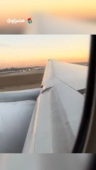 بالفيديو..تضرر طائرة سعودية بعد اصطدام سرب طيور فوق الجزائر