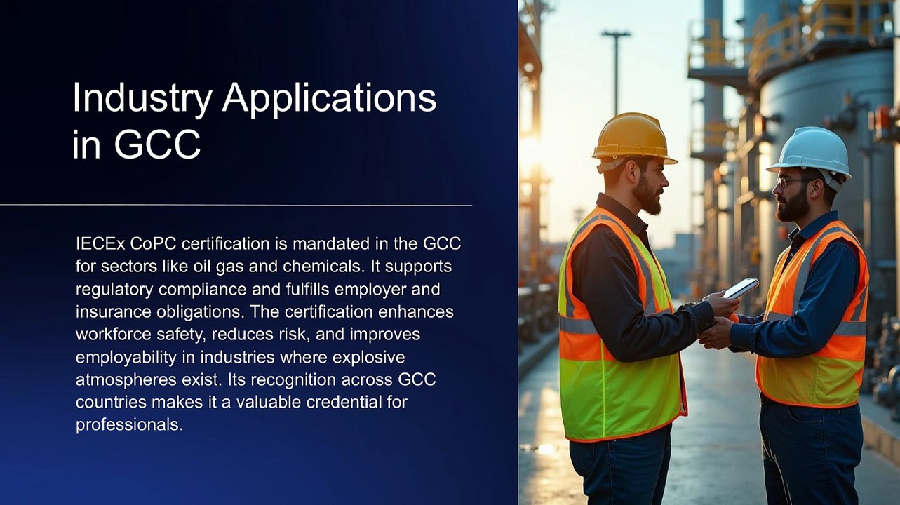 IECEx CoPC Competence Certification-extrainings