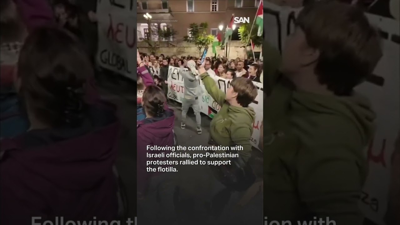 Israel intercepts flotilla carrying pro-Palestinian activists, Thunberg