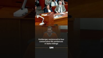 Kohberger sentenced to four consecutive life sentences in Idaho killings