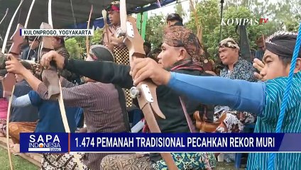 1.474 Pemanah Tradisional Jemparingan di Kulon Progo Pecahkan Rekor Muri | SAPA SIANG