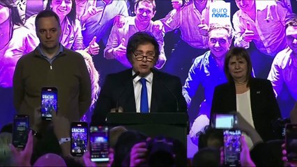 Milei celebrates victory in Argentina’s elections: 'I am the king of a lost world'