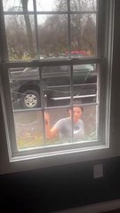 Crazy girlfriend breaks into apartment