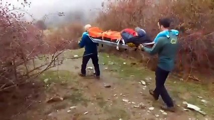 Homem resgatado após escorregar numa rocha durante caminhada em Huesca