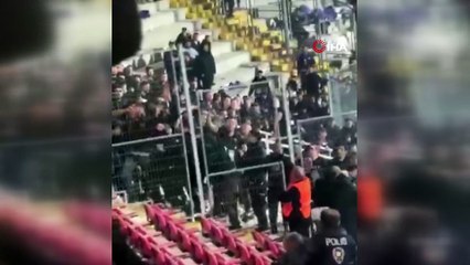 Afyonkarahisar'da gergin gece! Eskişehirspor taraftarı yıktı geçti: 2 bine yakın koltuk söküldü