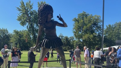 A Tina Turner statue is unveiled. The internet has thoughts
