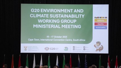 G20 environment ministers reach agreements on combating air pollution, poaching