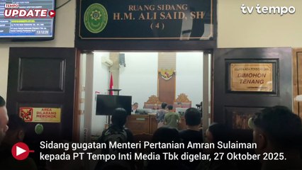 Tempo Bakal Undang Ahli Pers di Sidang Gugatan Rp 200 Miliar