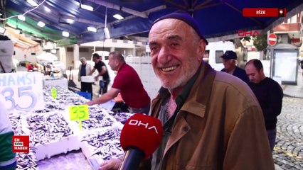 Rize’de hamsi bereketi; kilosu 35 liraya düştü