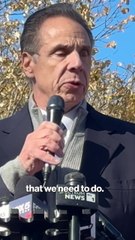 NYC mayoral candidate Andrew Cuomo attends Kew Gardens rally in support of Israel