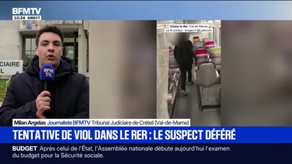 Tentative de viol dans le RER C: le suspect a été déféré en vue d'une mise en examen
