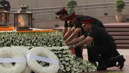 Army Chief Upendra Dwivedi lays wreath at National War Memorial on ‘Shaurya Diwas’