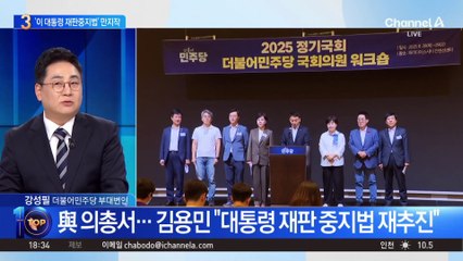 與 의총서 ‘이 대통령 재판중지법’ 만지작