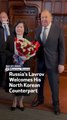 Russia’s Lavrov Welcomes His North Korean Counterpart