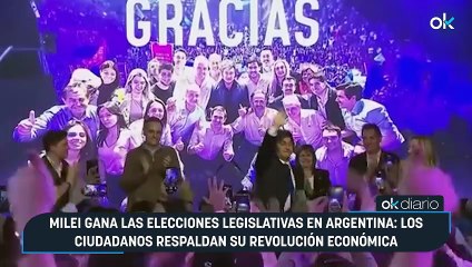 Milei gana las elecciones legislativas en Argentina: los ciudadanos respaldan su revolución económica