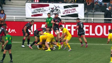 TOP 14 - Essai de Paul BOUDEHENT 2 (SR) - LOU Rugby - Stade Rochelais