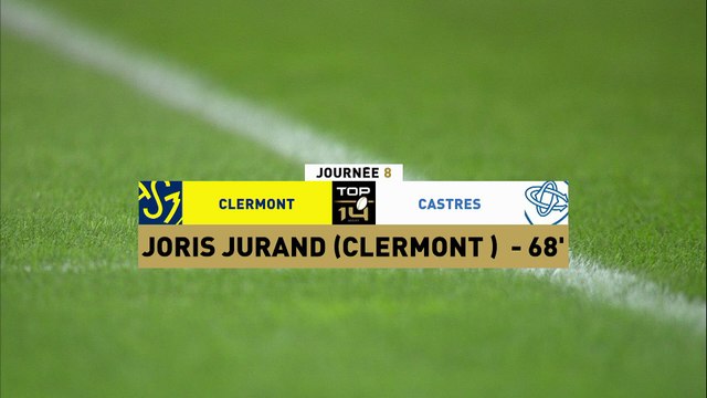 TOP 14 - Essai de Joris JURAND (ASM) - ASM Clermont - Castres Olympique