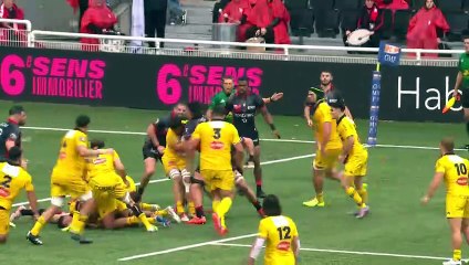 TOP 14 - Essai de Paul BOUDEHENT (SR) - LOU Rugby - Stade Rochelais
