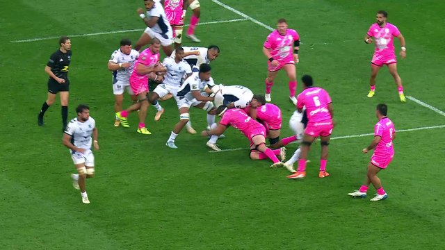 TOP 14 - Essai de Gabriel NGANDEBE (MHR) - Stade Français Paris - Montpellier Hérault Rugby