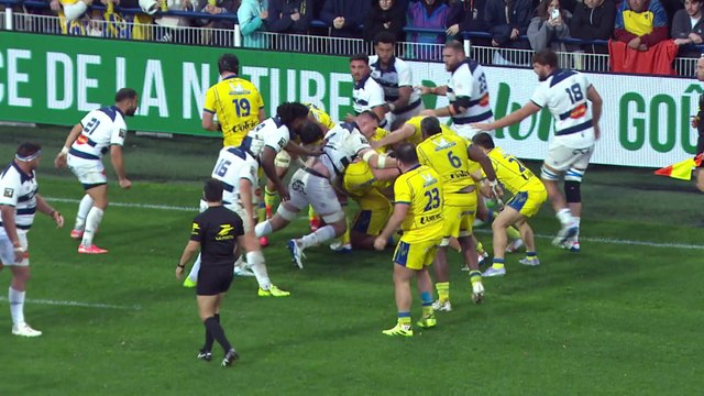 TOP 14 - Essai de Alivereti LOALOA (ASM) - ASM Clermont - Castres Olympique