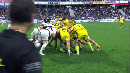 TOP 14 - Essai de Pio MUARUA (ASM) - ASM Clermont - Castres Olympique