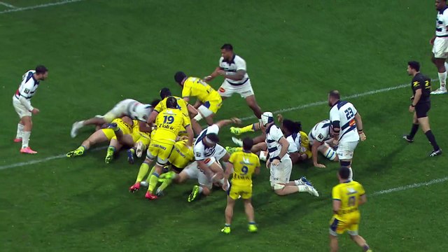 TOP 14 - Essai de Pita-Gus SOWAKULA (ASM) - ASM Clermont - Castres Olympique