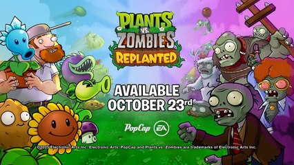 Plants vs Zombies Replanted Official Gameplay Deep Dive Trailer