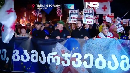 Protesters in Tblisi call for fair elections and European future