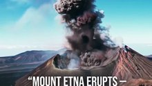 Etna Yanardağı patlama simülasyonu