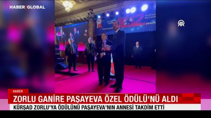 Kürşad Zorlu'ya Ganire Paşayeva özel ödülü: İş birliğimizi güçlendirmek geleceğimiz için önemli