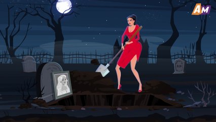 A young beauty was buried alive