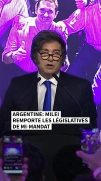 Argentine: le parti de Javier MileÏ remporte les élections législatives de mi-mandat