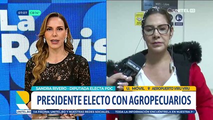 Rodrigo Paz viajará a Estados Unidos entre este lunes y el miércoles, dice diputada electa