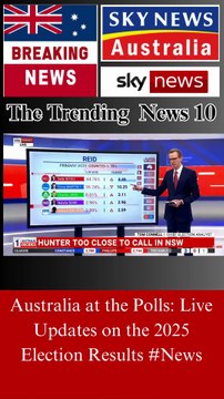Australia at the Polls: Live Updates on the 2025 Election Results #News
