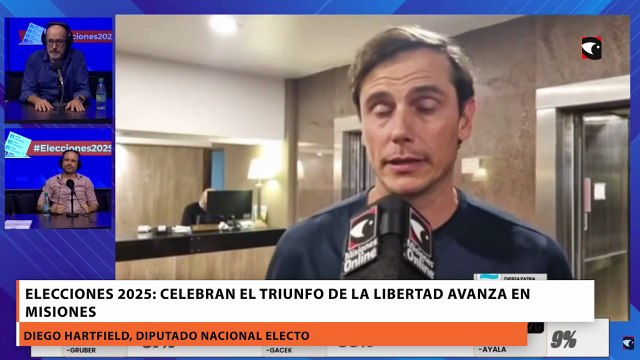 Elecciones 2025: Celebran el triunfo de la Libertad Avanza en Misiones