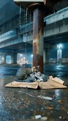 Poor family cats #aiandcats #animalintelligence #kitten #cat #cute