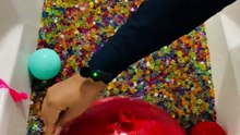 Giant Rainbow Water Beads POP! 🌈💧