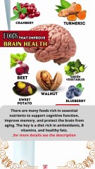 best foods to improve brain health