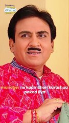 manager ne kaam chori karte hue pakad liya!  #tmkoc #comedy #funny #relatable #diwali #shorts