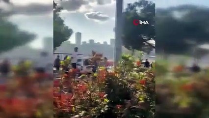 Bir grup bir kişiyi darbetti