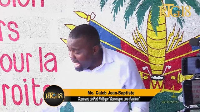 Pati politik konviksyon pou chanjman kritike otorite yo yo di ki echwe