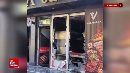 Karadağ'da bulunan bazı Türk işletmelerine saldırı gerçekleştirildi.