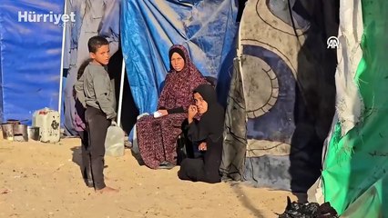 Filistinliler kendi topraklarında çadırlarda yaşamaya mahkum oldu