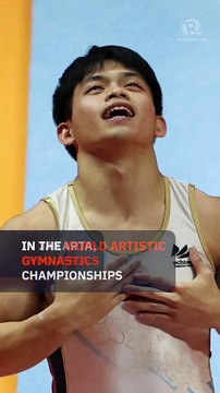 Golden again: Carlos Yulo reclaims world title in vault